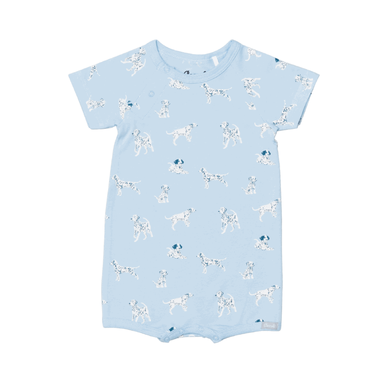 Coccoli Infant Cotton TENCEL™ Modal Romper Dogs On Skyride