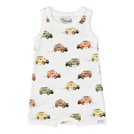 Coccoli Infant Jeeps Modal Romper