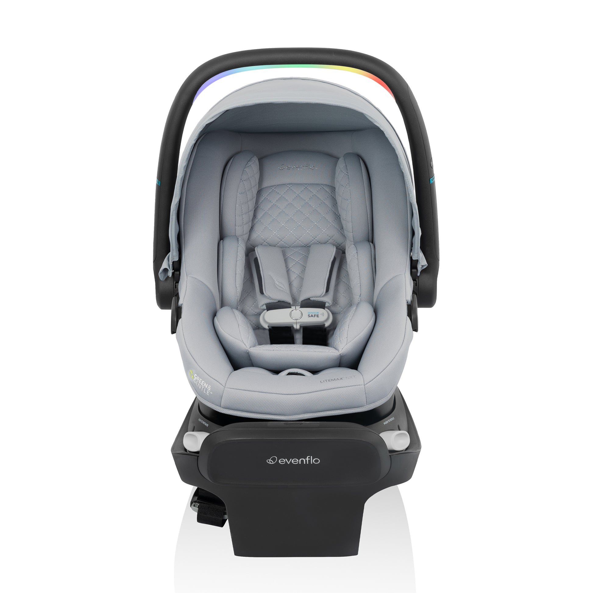 EVENFLO REVOLVE180 LITEMAX NXT ROTATIONAL INFANT CAR SEAT WITH SENSORYSOOTHE