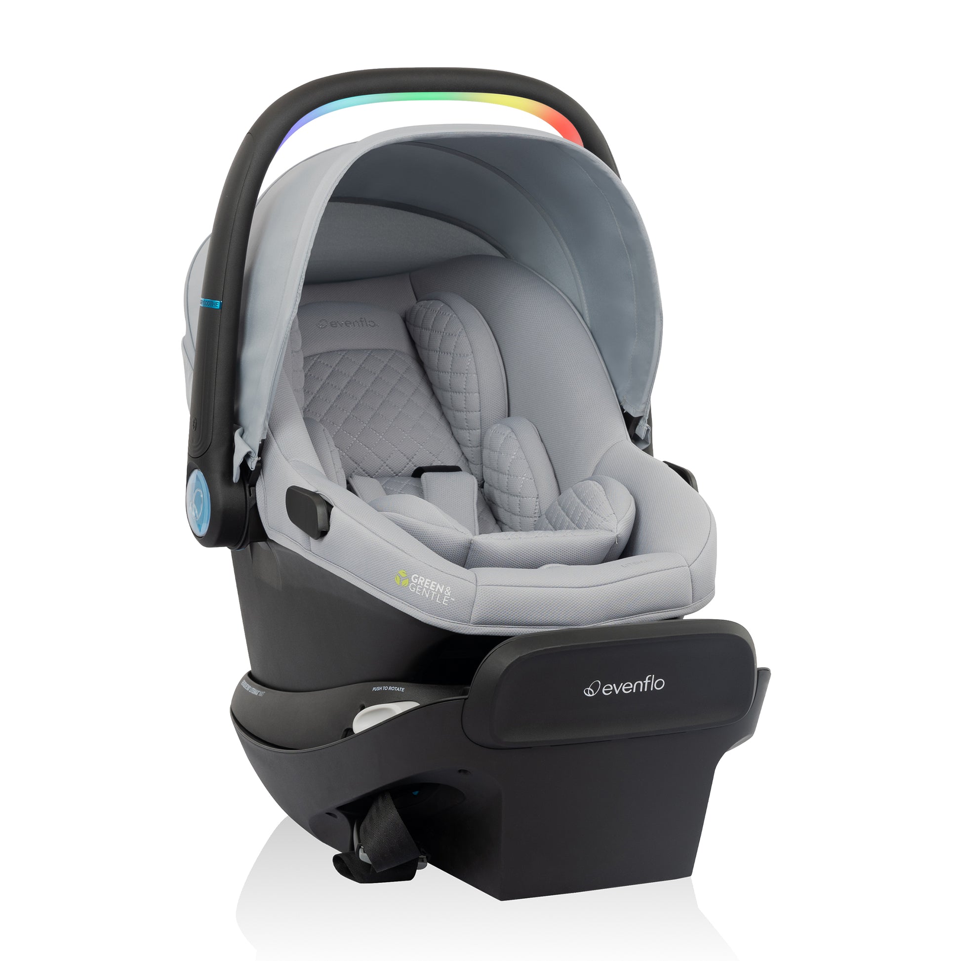 EVENFLO REVOLVE180 LITEMAX NXT ROTATIONAL INFANT CAR SEAT WITH SENSORYSOOTHE
