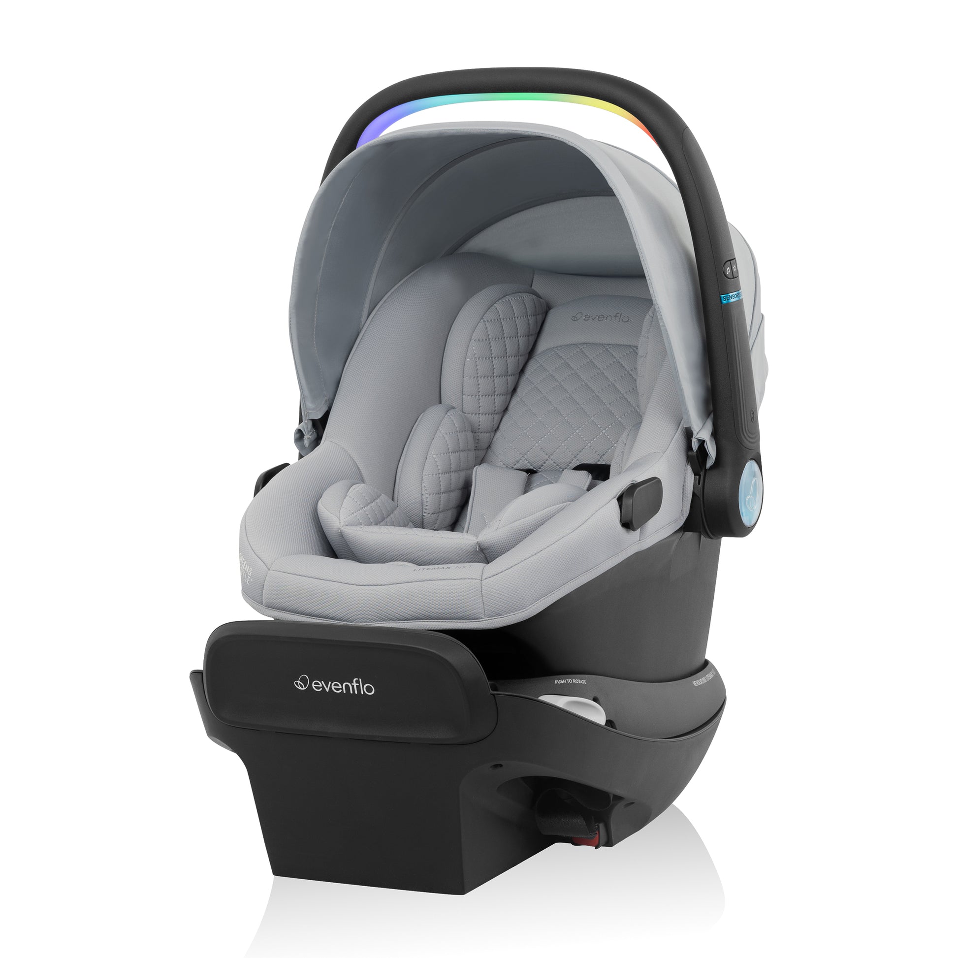 EVENFLO REVOLVE180 LITEMAX NXT ROTATIONAL INFANT CAR SEAT WITH SENSORYSOOTHE
