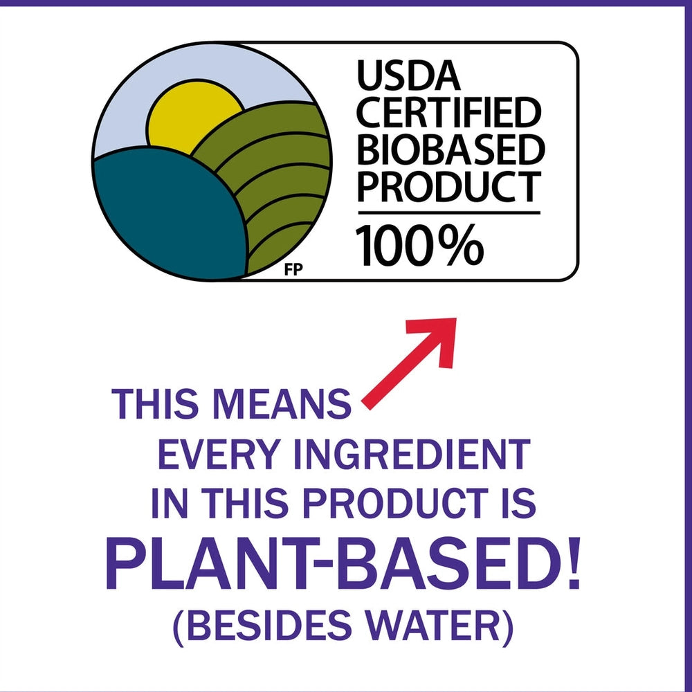 California Baby Calendula Cream label showing plant-based ingredients claim and USDA 100% biobased badge.