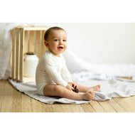 Coccoli Infant Cotton TENCEL™ Modal Long Sleeve Bodysuit Cream