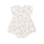 Coccoli Infant Cotton TENCEL™ Modal Romper Seahorses On Cream