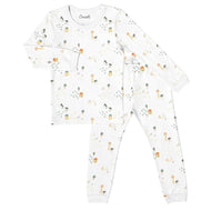 Coccoli Kid Long Sleeve Cotton TENCEL™ Modal Pyjama Farm Animals On Cream