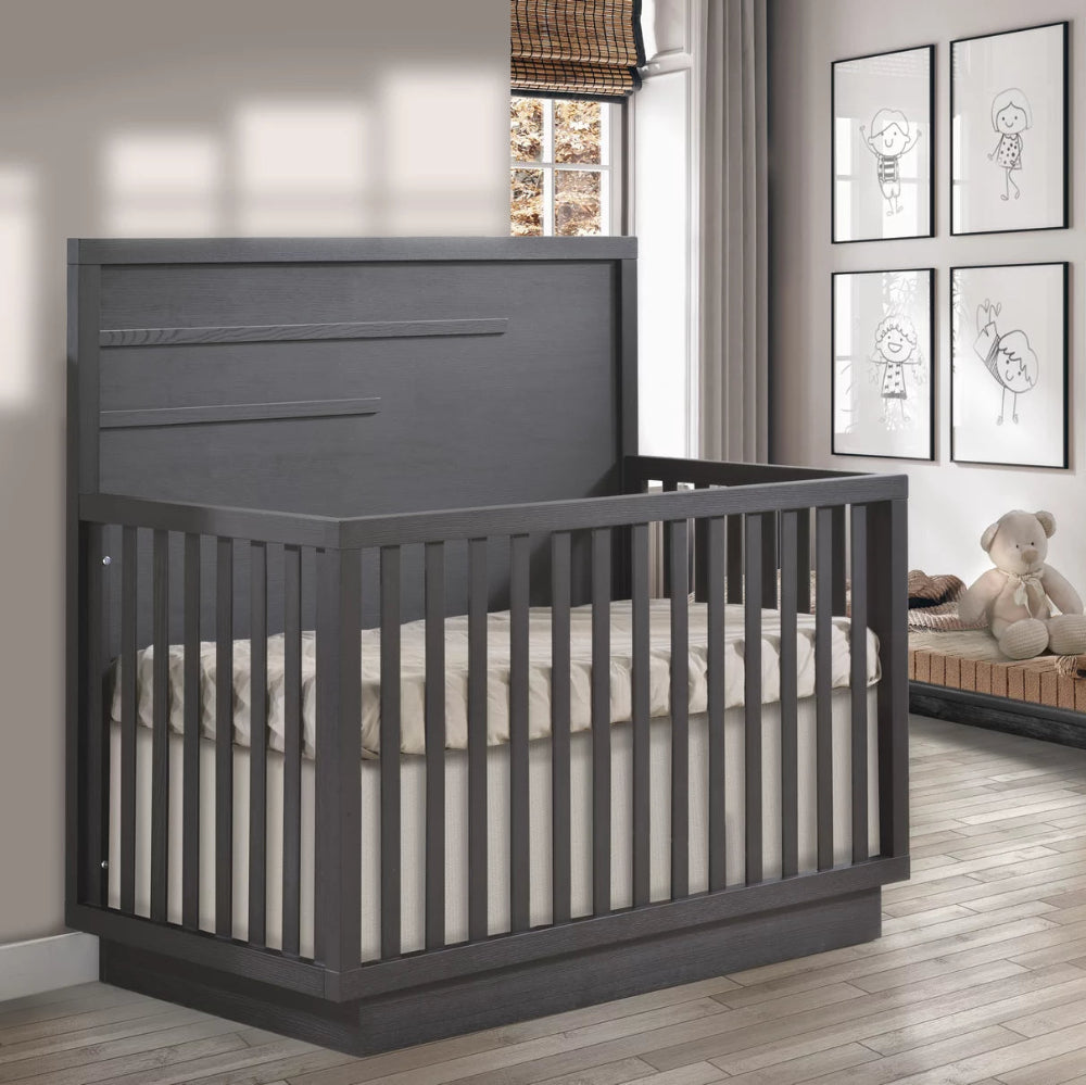 Natart Signature Series Como 4 In 1 Convertible Crib With Horizontal Molding