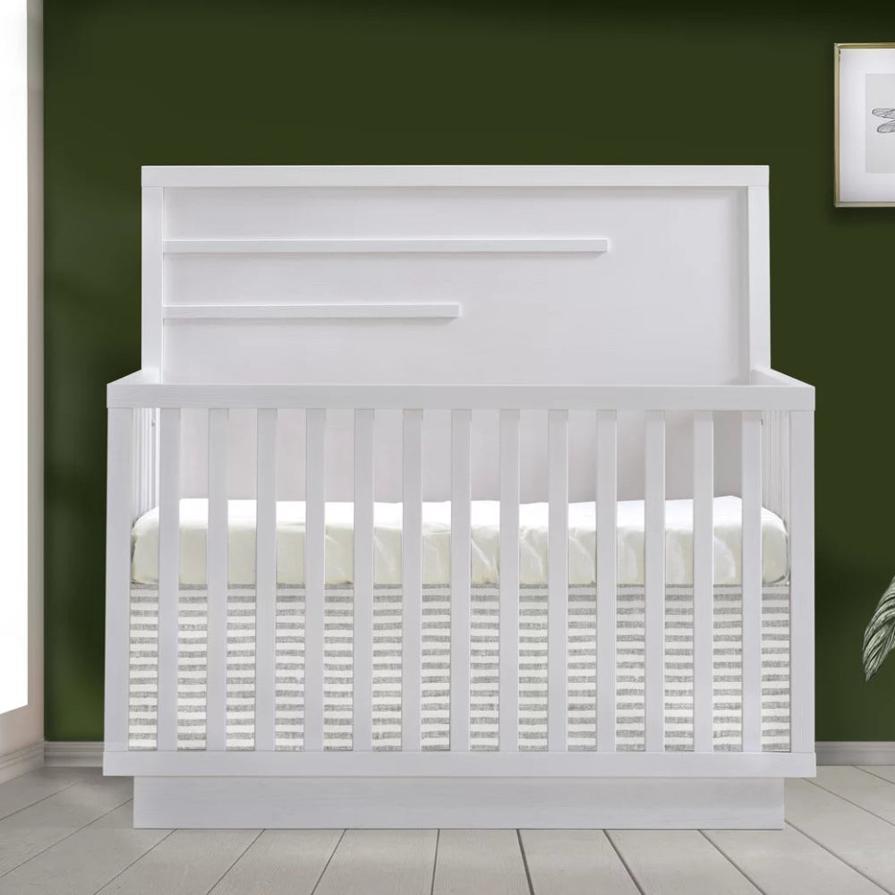 Natart Signature Series Como 4 In 1 Convertible Crib With Horizontal Molding