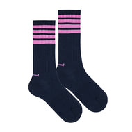 Condor 4-Stripes Sport Socks Navy