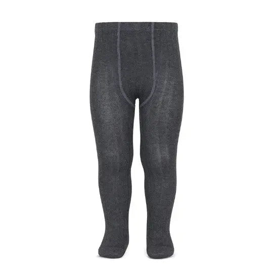 Condor Basic Rib Tights Anthracite