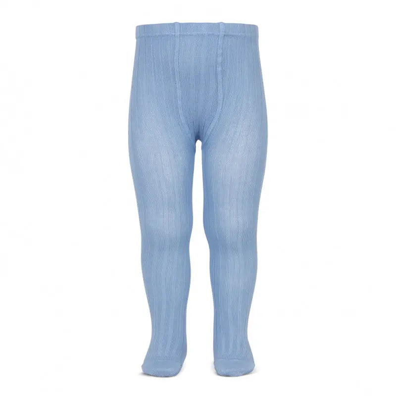 Condor Basic Rib Tights Bluish