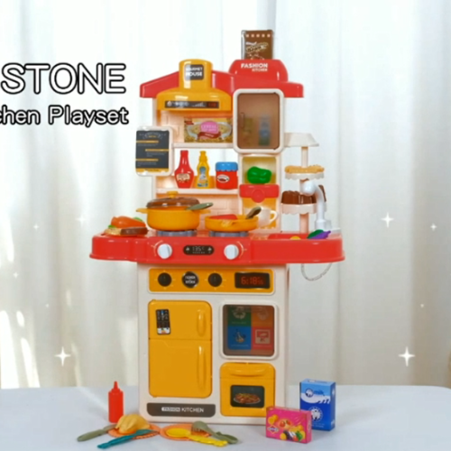 Cute Stone Kids Kitchen Playset