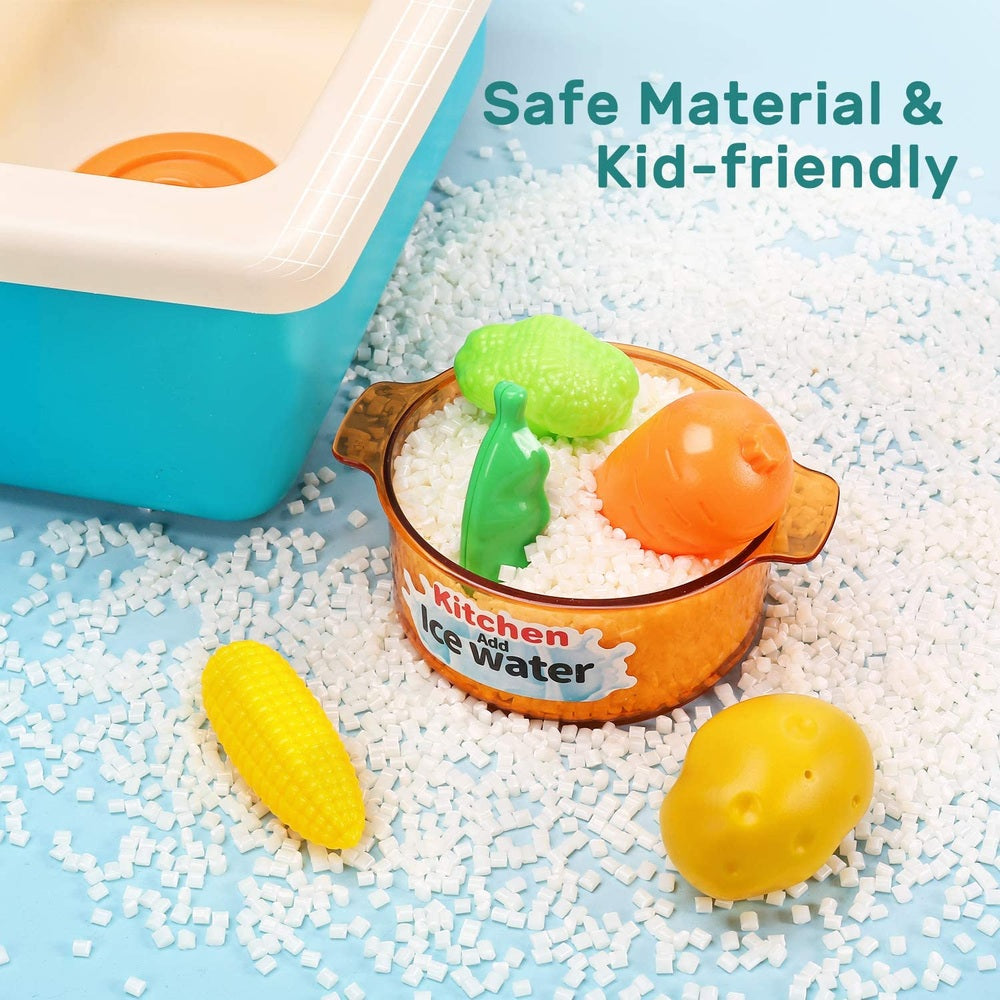 Cute Stone Kids Kitchen Sink Toy Playset