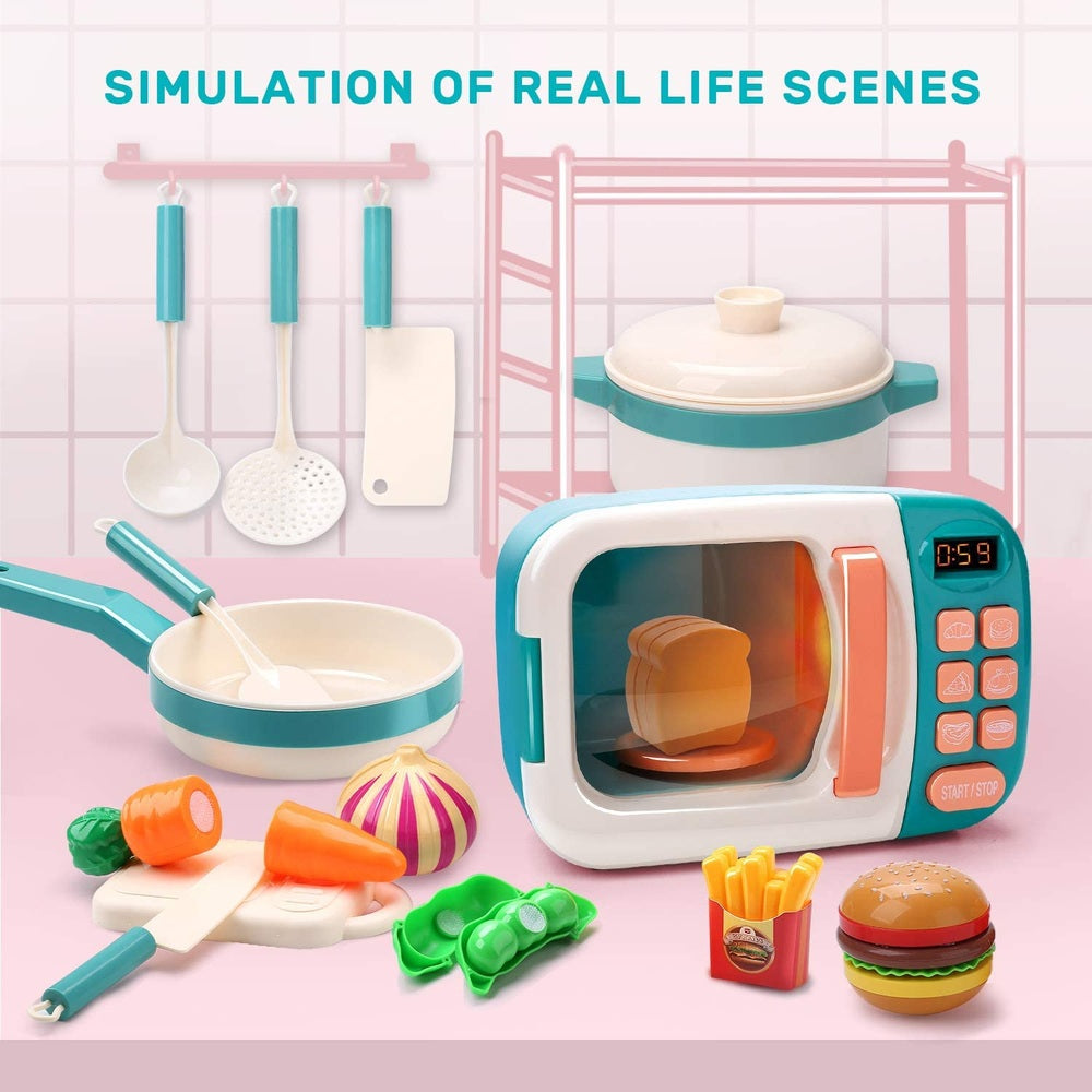 Cute Stone Kids Microwave Playset