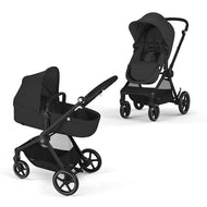 Cybex Eos 2-in-1 Stroller Black Frame with Moon Black Seat