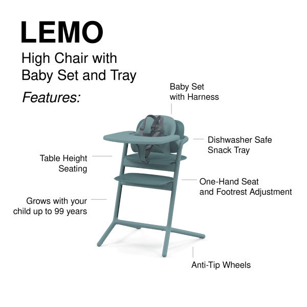 Cybex Lemo 2 High Chair 3-In-1 Set