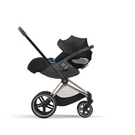 Cybex Priam 4 Stroller Rose Gold/Sepia Black + Priam Lux Carry Cot Sepia Black + Cloud G Saving Bundle