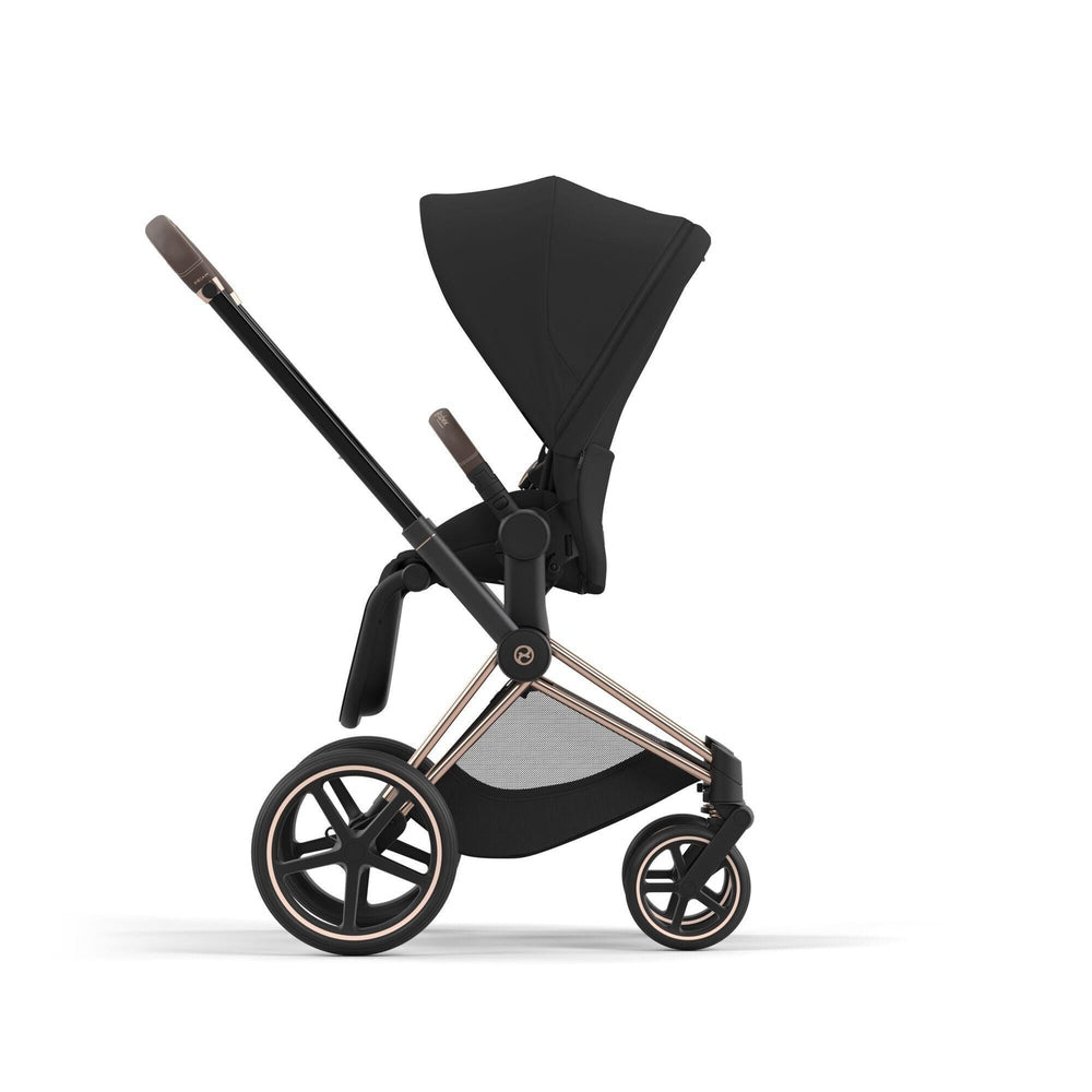 Cybex Priam 4 Stroller Rose Gold/Sepia Black + Priam Lux Carry Cot Sepia Black + Cloud G Saving Bundle