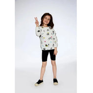 Deux Par Deux Organic Cotton Biker Short Black