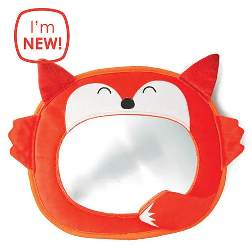 Diono Easy View red plush fox mirror