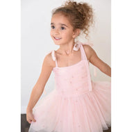 Dolly By Le Petit Tom Pearl Tulle Ballerina Dress Dollypink