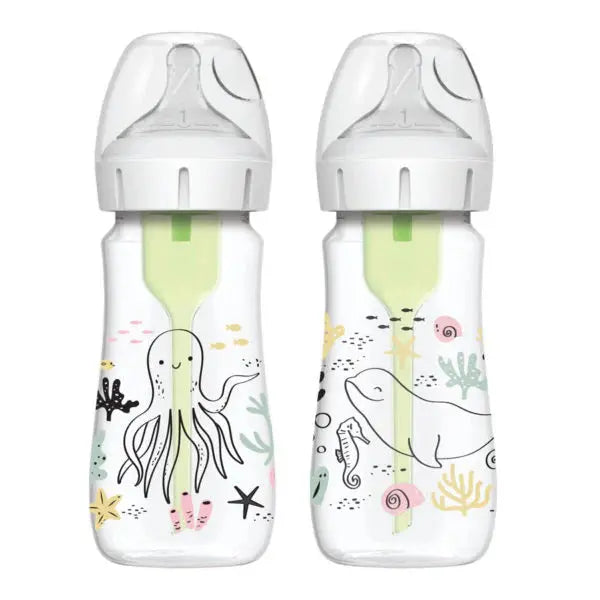 Dr. Brown's Wide Neck Anti-Colic Options Bottle 2-Pack 9 oz/270 ml