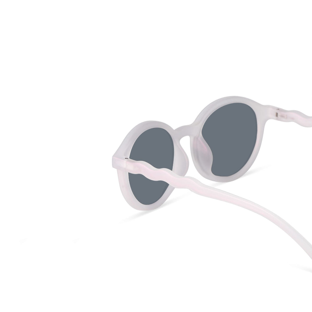 OLIVIO & CO OVAL SUNGLASSES JUNIOR+ CLASSIC OLIVIO SHIMMER PINK - baby enRoute