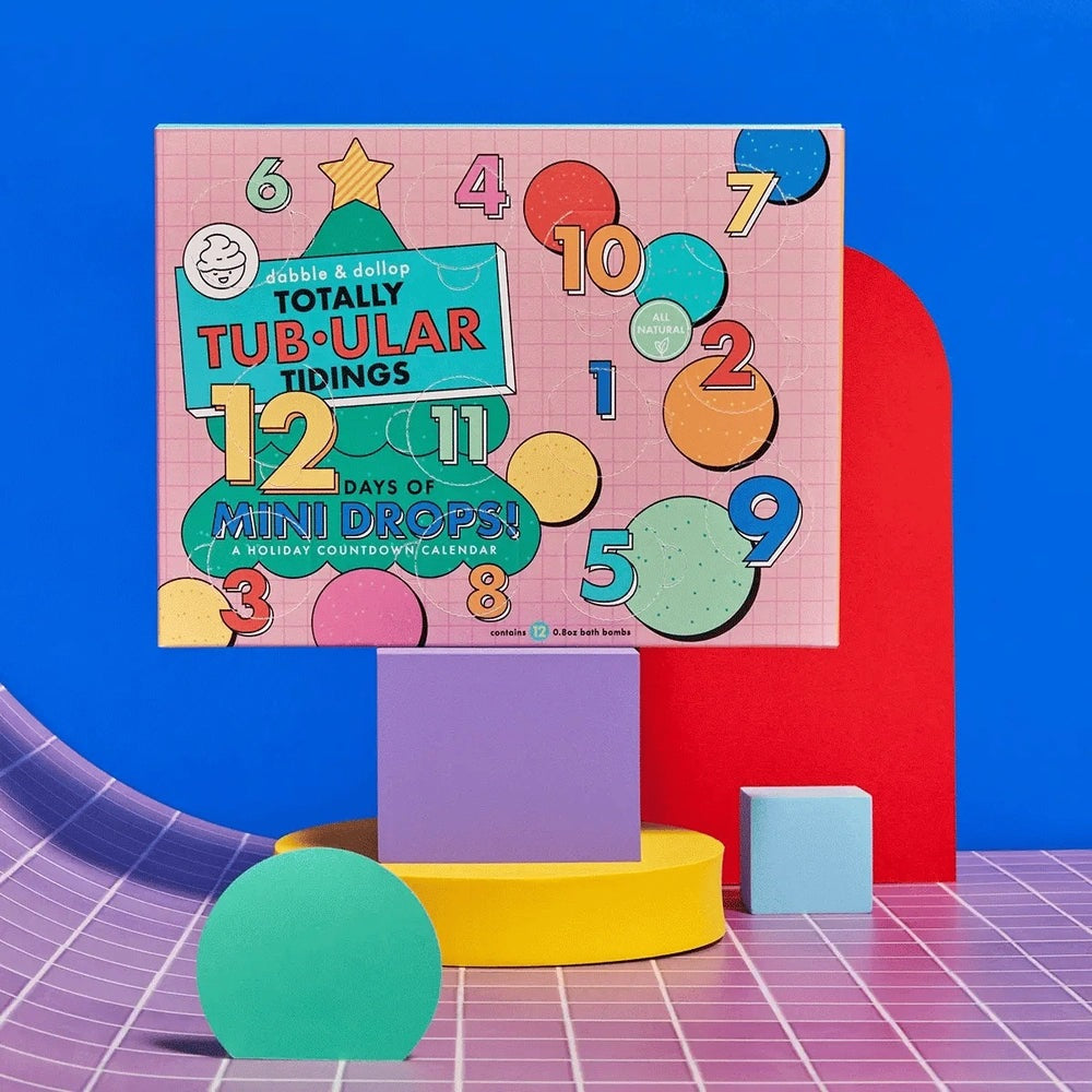 Dabble & Dollop 12 Days of Mini Drops® Bath Bomb Countdown Calendar