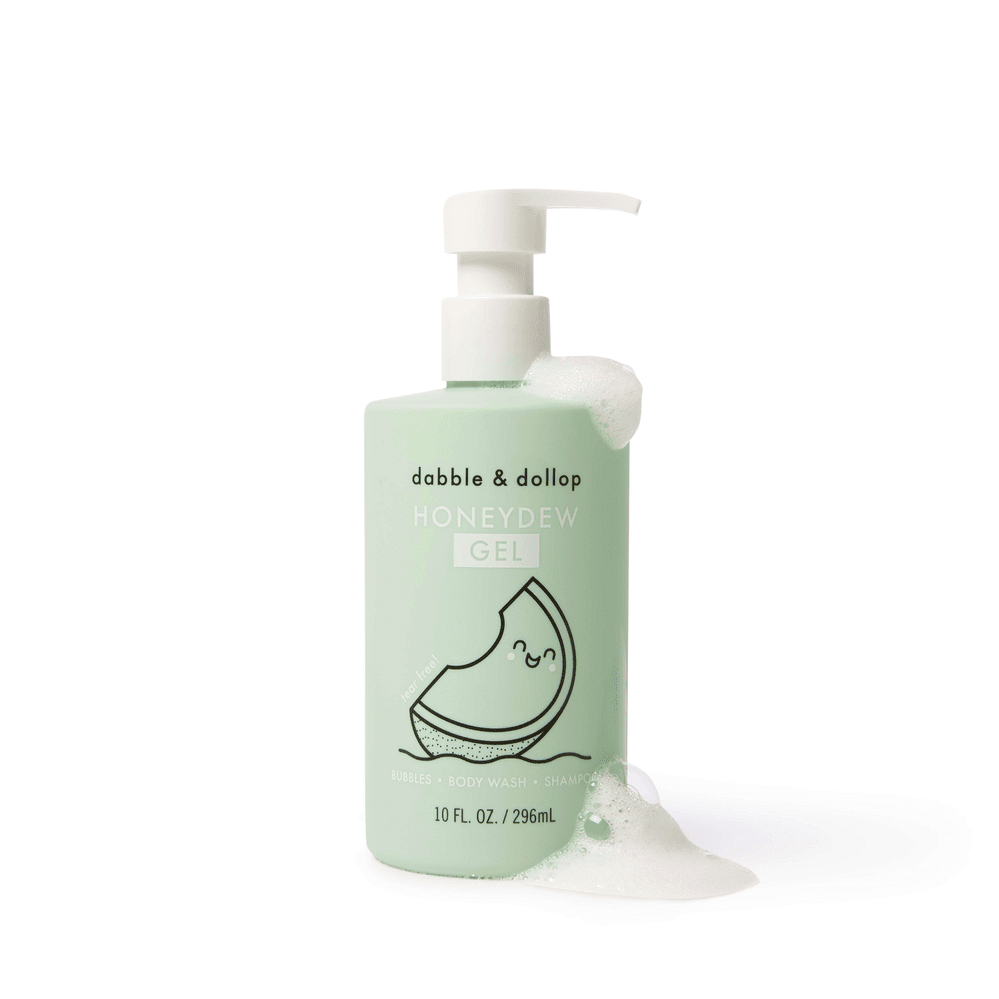 Dabble & Dollop All-Natural Shampoo, Body Wash & Bubbles Honeydew