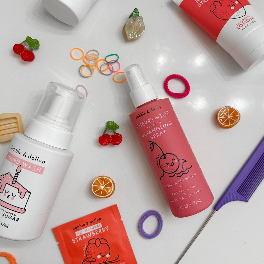 Dabble & Dollop Hair Detangling & Conditioning Spray Cherry on Top