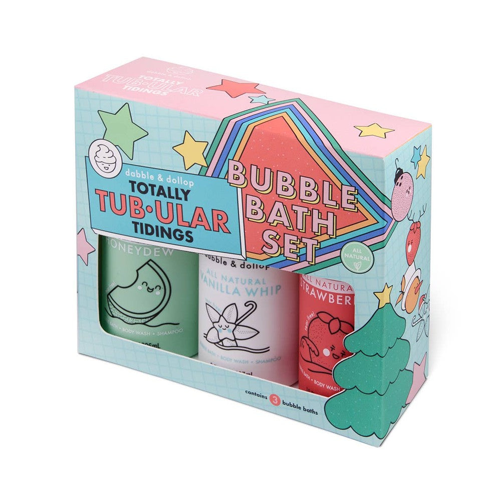 Dabble & Dollop Totally Tub-ular Holiday Bath Set