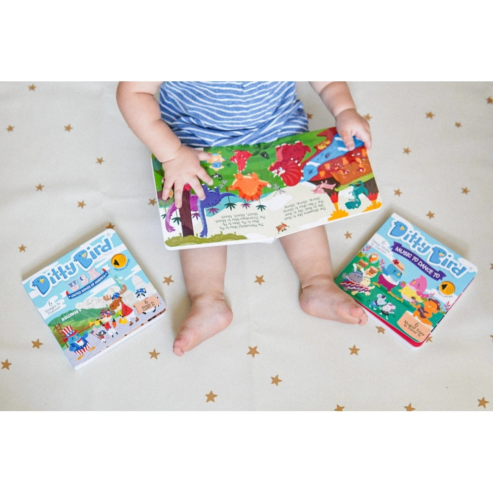 Ditty Bird Sound Book Dinosaur Sounds USB-C Rechargeable