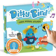 Ditty Bird Sound Book Farm Animal USB-C Rechargeable