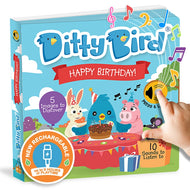 Ditty Bird Sound Book Happy Birthday USB-C Rechargeable