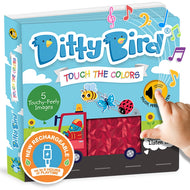 Ditty Bird Sound Book Touch the Colors USB-C Rechargeable