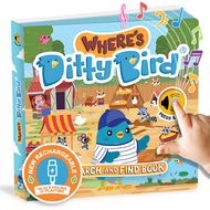 Ditty Bird Sound Book Where's Ditty Bird USB-C Rechargeable