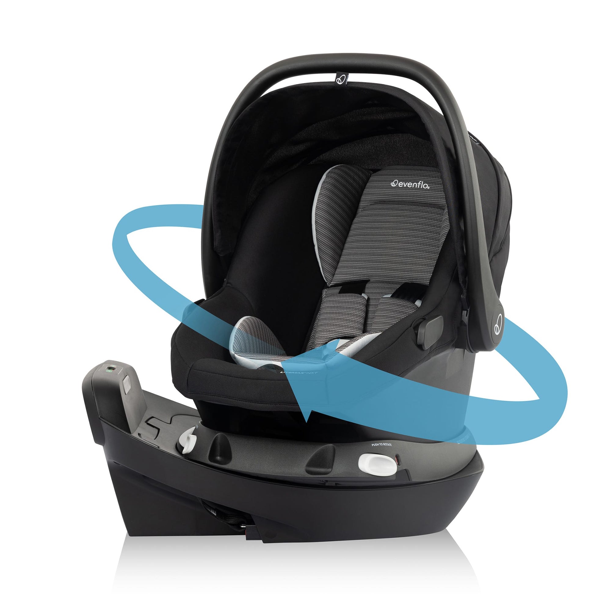 EVENFLO REVOLVE180 LITEMAX NXT ROTATIONAL INFANT CAR SEAT
