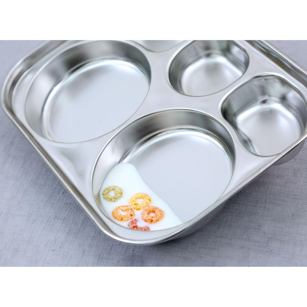 Edison Owl Dual Non-Slip Stainless Lunch Box With Pouch