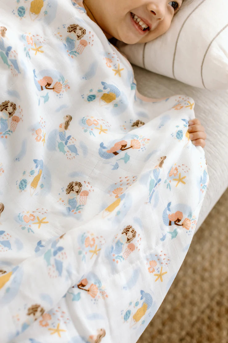Loulou Lollipop Muslin Quilt Blanket