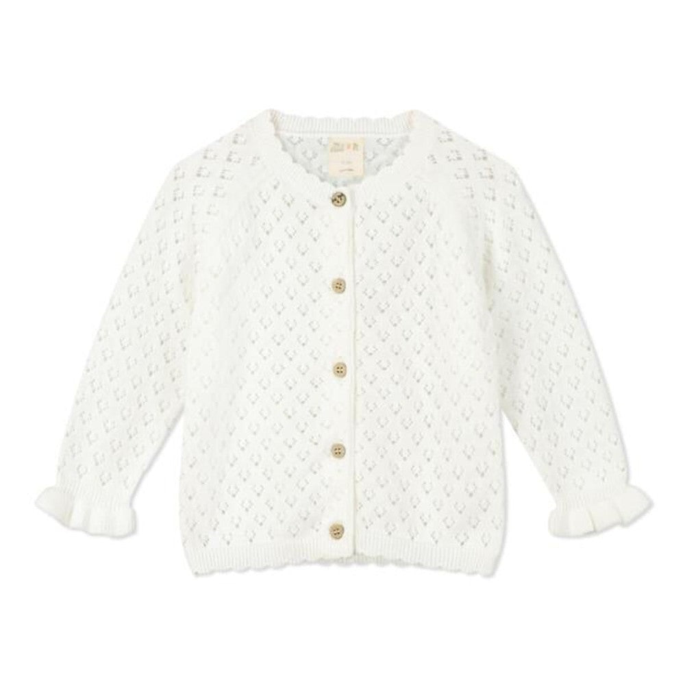 Ettie & H Aurora Cardigan White
