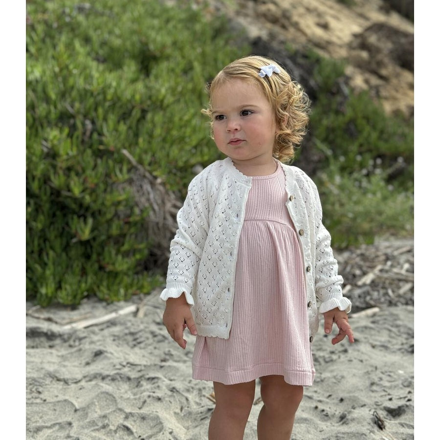 Ettie & H Aurora Cardigan White