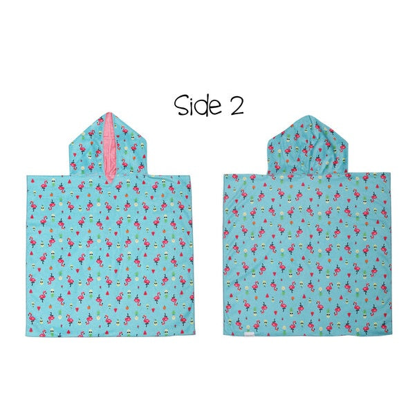 FLAPJACKKIDS COVER UP UNICORN/TROPICAL