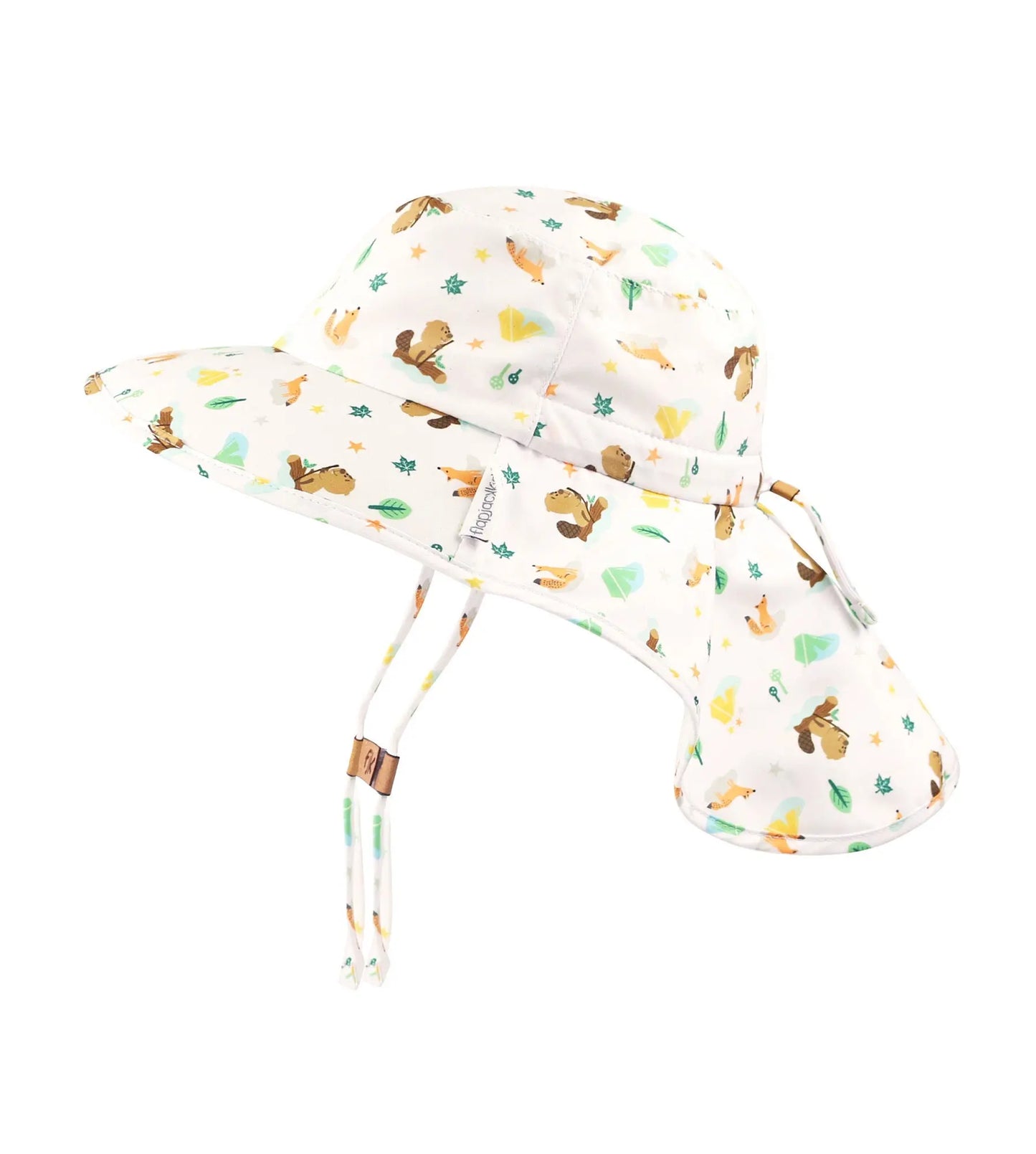 FLAPJACKKIDS KIDS'SUN HAT WTH NECK CAPE BEAVER - baby enRoute