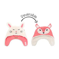 Flapjackkids Reversible Kids Sherpa Hat Bunny & Deer