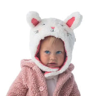 Flapjackkids Reversible Kids Sherpa Hat Bunny & Deer