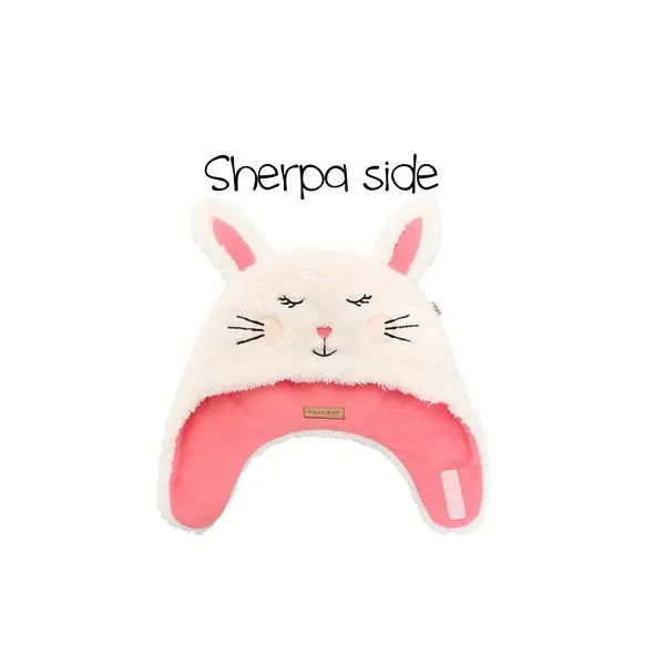 FLAPJACKKIDS KIDS & BABY REVERSIBLE SHERPA HAT BUNNY & DEER - baby enRoute
