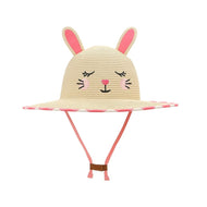 Flapjackkids Kids Lifeguard Straw Hat Bunny