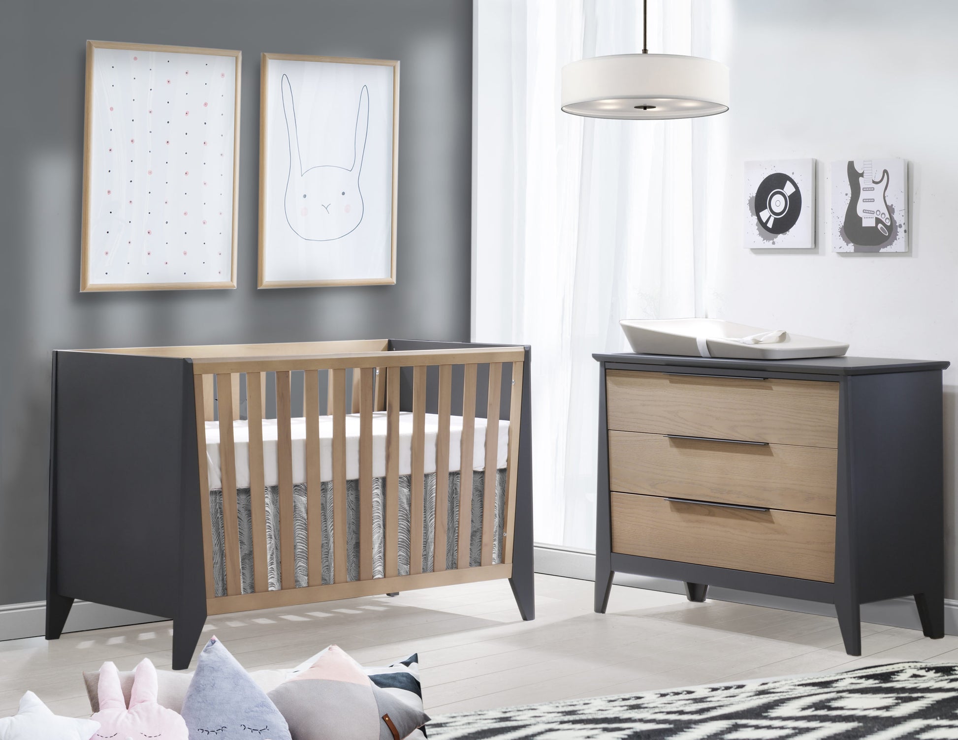 NEST FLEXX PREMIUM CLASSIC CRIB NATURAL BIRCH