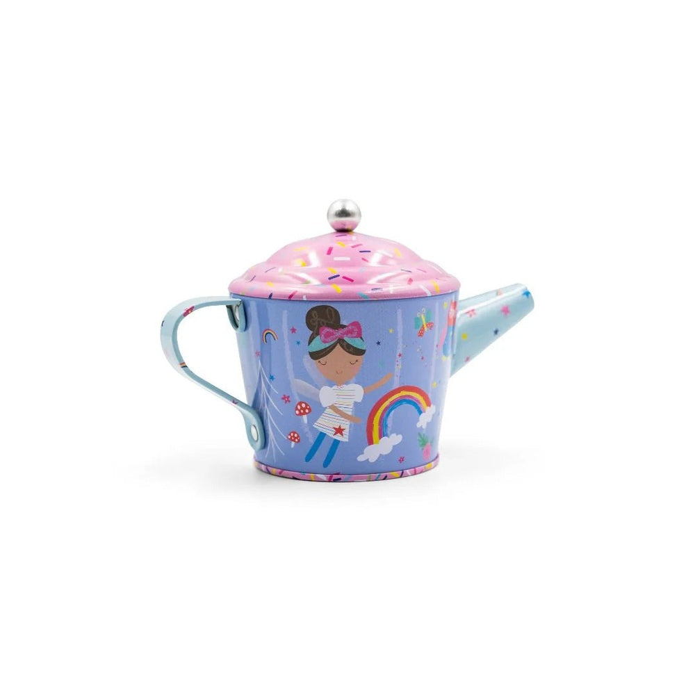 Floss And Rock 7pc Tin Tea Set Rainbow Fairy