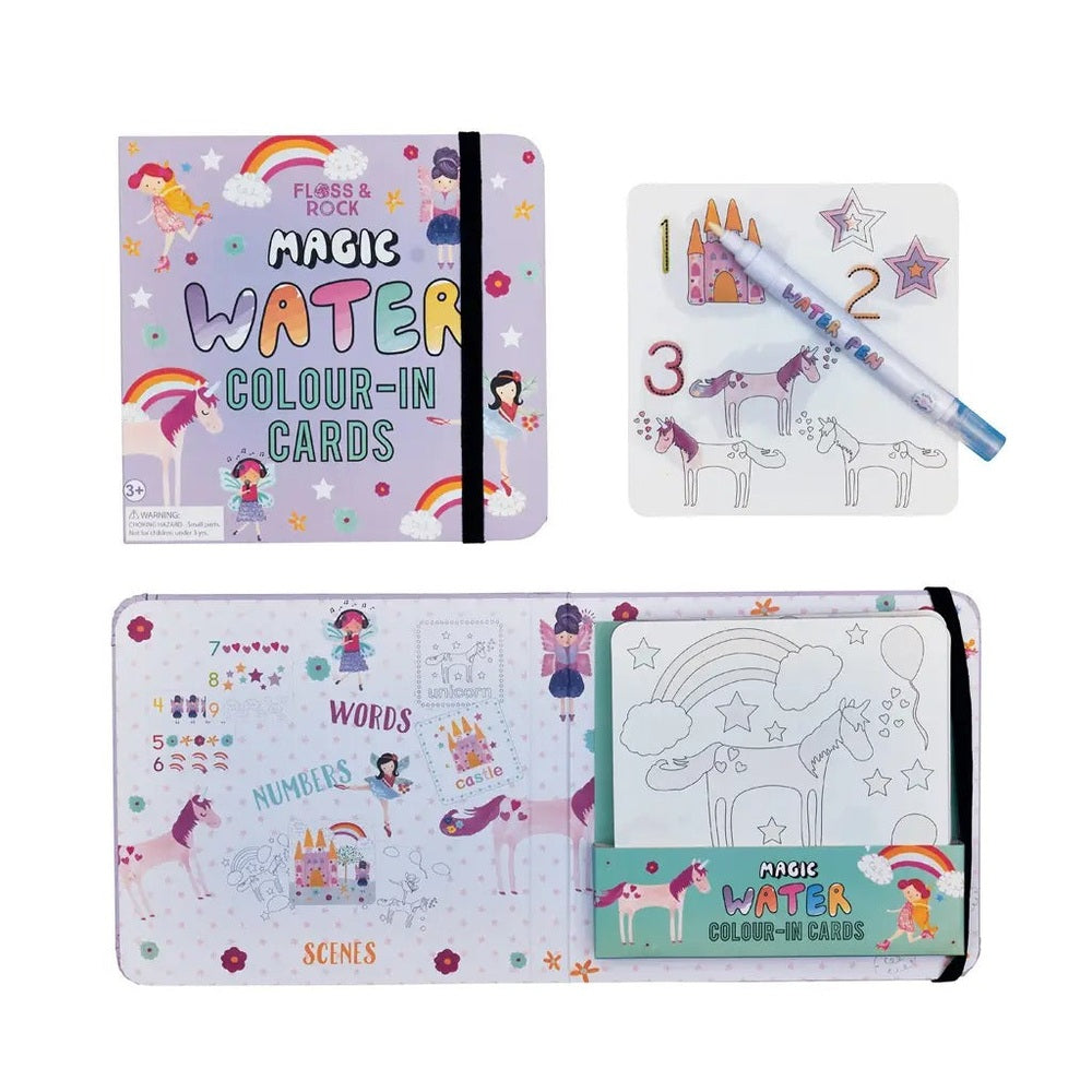 Floss And Rock Water Pen and Cards Fairy Unicorn