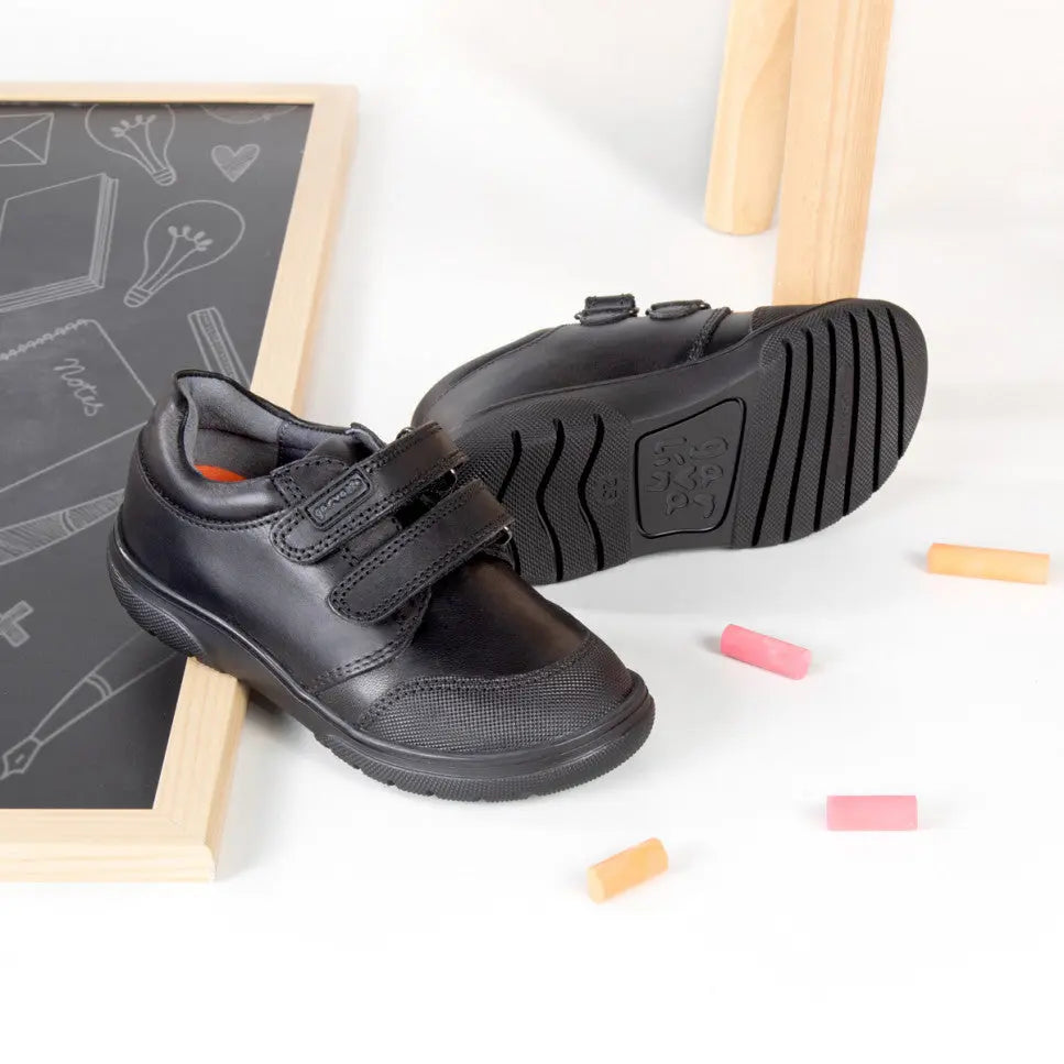 GARVALIN NAPA BLACKSCHOOL SHOES (211701-A) - baby enRoute
